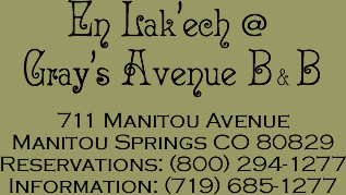 Colorado Bed and Breakfast Manitou Springs CO Hotel Lodging 